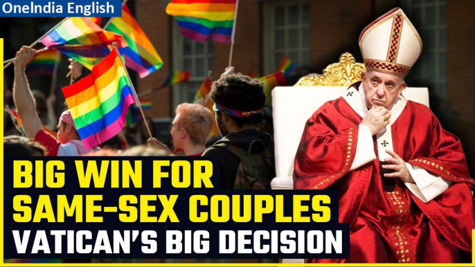 Vatican's Historic Announcement: Same-Sex Couples Eligible for Blessings| Oneindia News