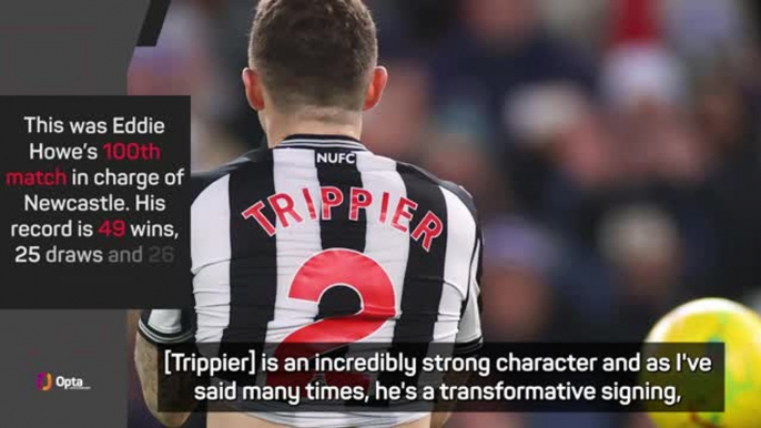 Howe backs Newcastle's Trippier after nightmare finish v Chelsea