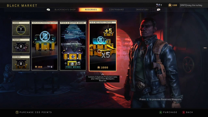 COD: BO4 -  10 Reserve Crate Opening (+ 5 Duplicate-Protected Crates)