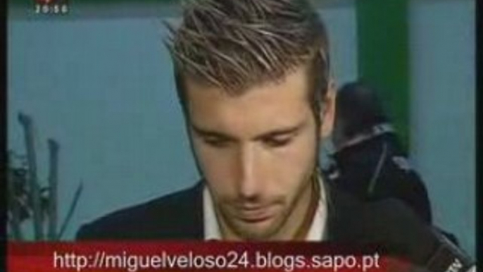 Declarações de Miguel Veloso - Naval x Sporting