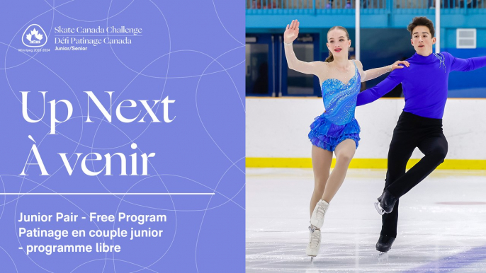 Junior Pair Free / Patinage en couple junior - programme libre - Rink A - 2023-2024 Junior/Senior Skate Canada Challenge / Défi Patinage Canada