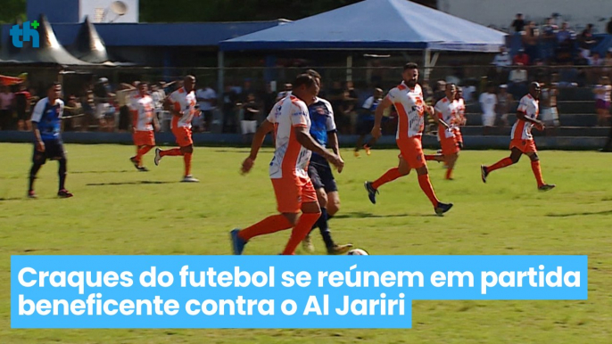 Craques do futebol se reúnem em partida beneficiente contra o Al Jariri