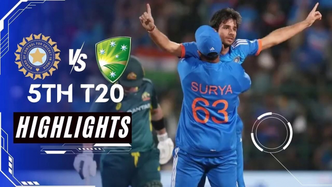India vs Australia 5th T20 2023 willow cricket highlights | Ind vs Aus