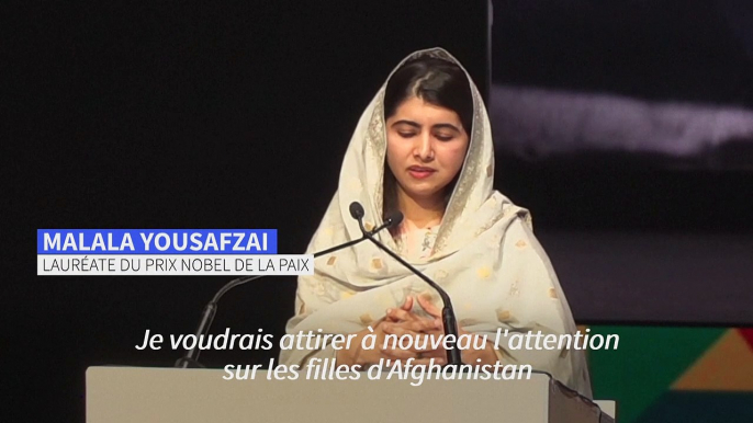 Impossible "d'être une fille" sous les talibans afghans, dit Malala