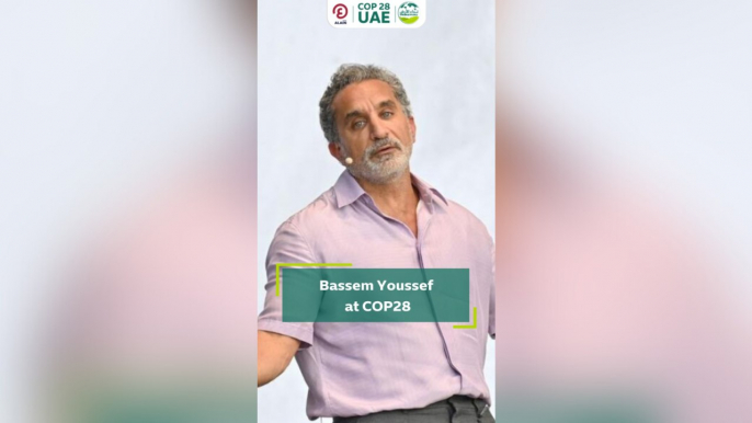 Bassem Youssef Egyptian comedian and TV host: The planet is something that is worth having all those people here