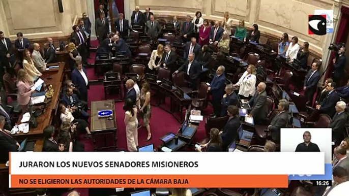 Juraron los nuevos senadores misioneros