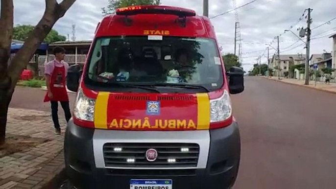 Motociclista fica ferido após sofrer queda no Loteamento Jaborá