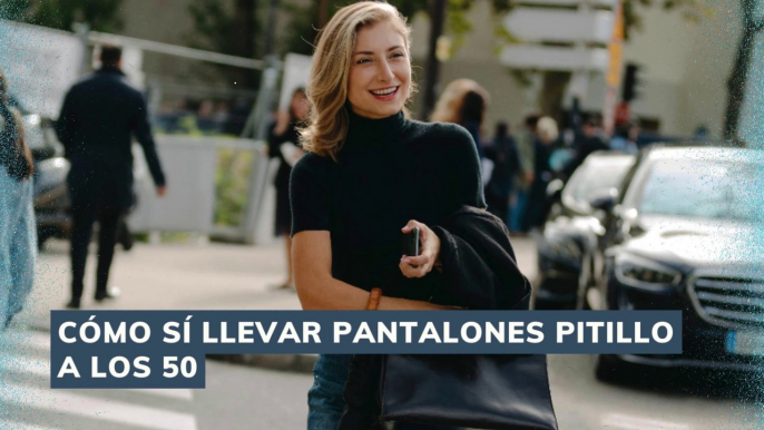 Cómo SÍ llevar pantalones pitillo a los 50