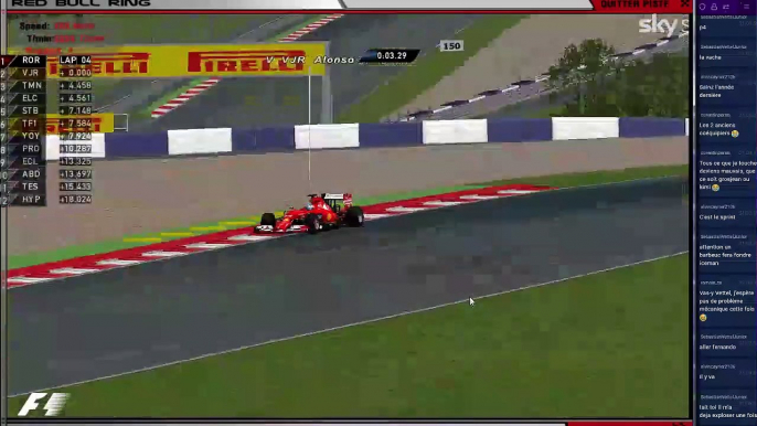 F1Brain S2 - GP d'Autriche 4/10 - qualifs, course sprint et course principale - rFactor IA league