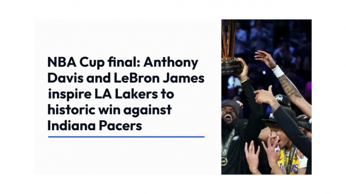 The NBA Cup final witnessed a momentous triumph by the LA Lakers over the Indiana Pacers, courtesy of the awe-inspiring displays exhibited by Anthony Davis and LeBron James.