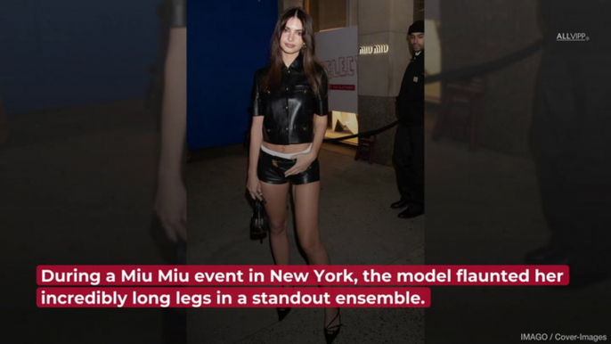 Emily Ratajkowski Can't Get Any Hotter In These Shorts!