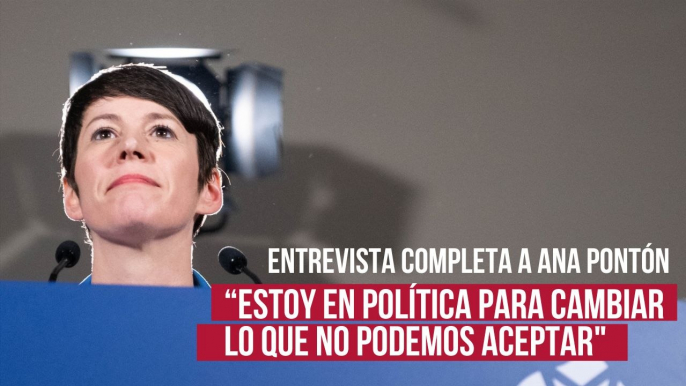 Ana Pontón: "No estoy en política para aceptar lo que no podemos cambiar, sino para cambiar lo que no podemos aceptar"