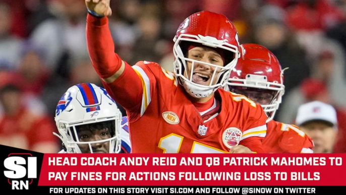 Chiefs’ Patrick Mahomes & Andy Reid Fined for Criticizing Officials