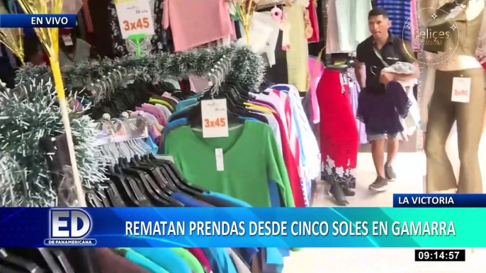 ¿Outfit navideño?: Gamarra remata prendas desde 10 soles