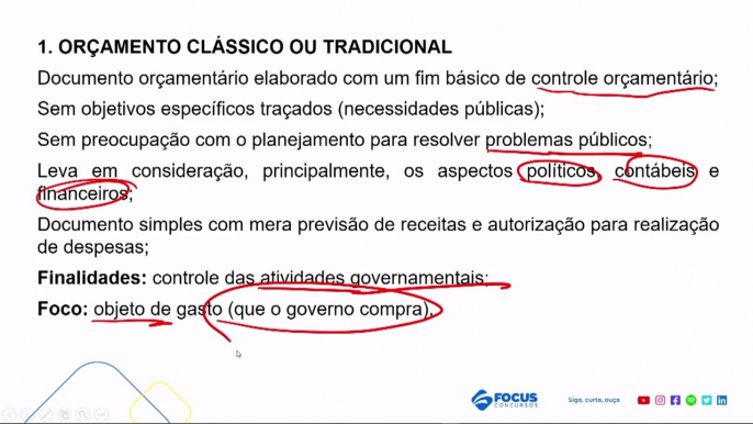 Aula 2 Espécies de Orçamento Público Parte I - Administração Orçamentária e Financeira