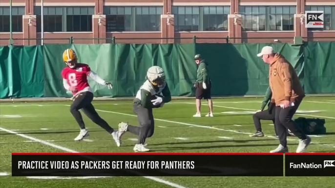 Practice Video as Packers Get Ready for Week 16 at Panthers