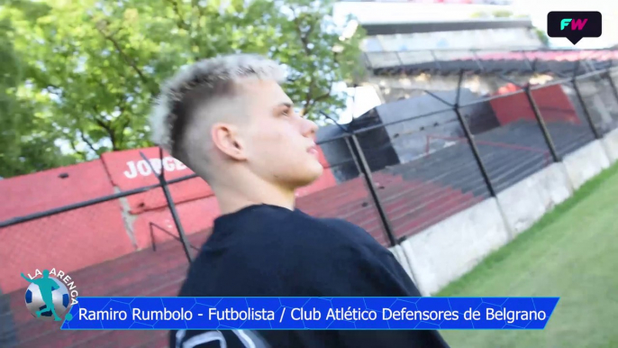 Ramiro Rumbolo, futbolista por elección propia.