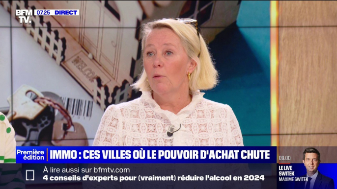 "Pour un couple qui gagne 4.000 euros, il a perdu 78.000 euros de capacité d'emprunt entre janvier 2022 et aujourd'hui" estime Maël Bernier, porte-parole de Meilleurtaux.com