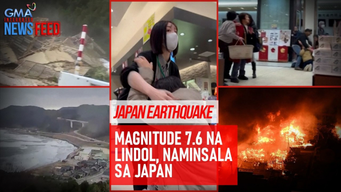 Japan Earthquake - Magnitude 7.6 na lindol, naminsala sa Japan | GMA Integrated Newsfeed