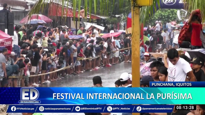 Iquitos: con múltiples actividades distrito de Punchana celebró el Festival Internacional La Purísima