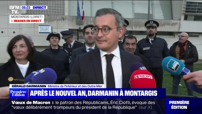 Nouvel An: Gérald Darmanin évoque 381 interpellations en France