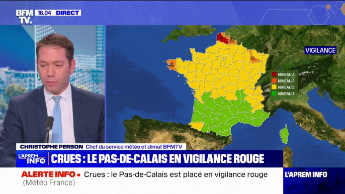 Crues: le Pas-de-Calais placé en vigilance rouge