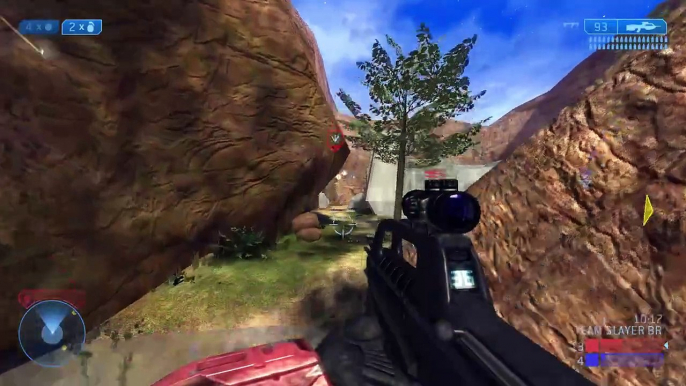 Halo 2 Classic - Team Slayer BR on Beaver Creek 4v4 Gameplay  (16-2)