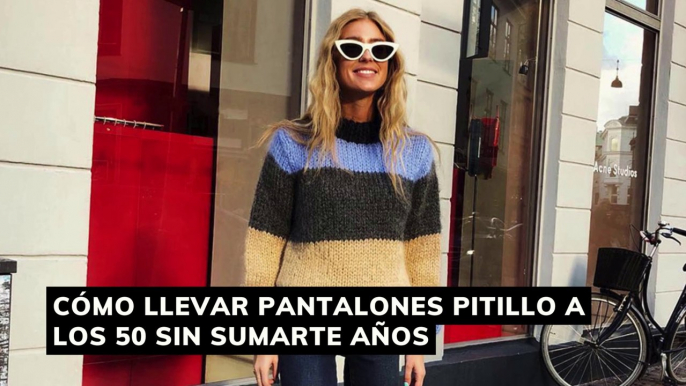 Cómo llevar pantalones pitillo a los 50 sin sumarte años