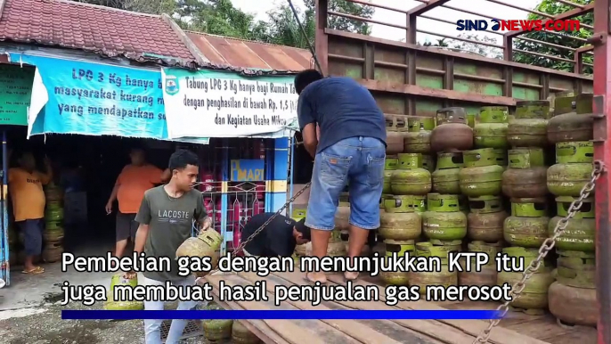 Beli Gas LPG 3 Kg Pakai KTP, Penjualan di Pangkalan Mandailing Natal Merosot