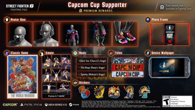 Street Fighter 6 Official Capcom Cup Supporter Fighting Pass Trailer