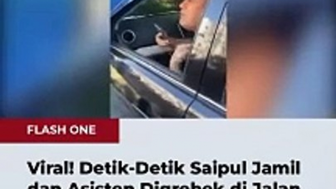 detik-detik penangkapan artis saiful jamil di jalan raya