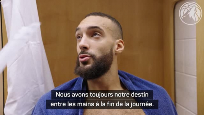 Timberwolves - Gobert : "Toujours notre destin entre les mains à la fin de la journée"