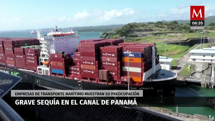 Grave sequía en el Canal de Panamá provoca preocupación global