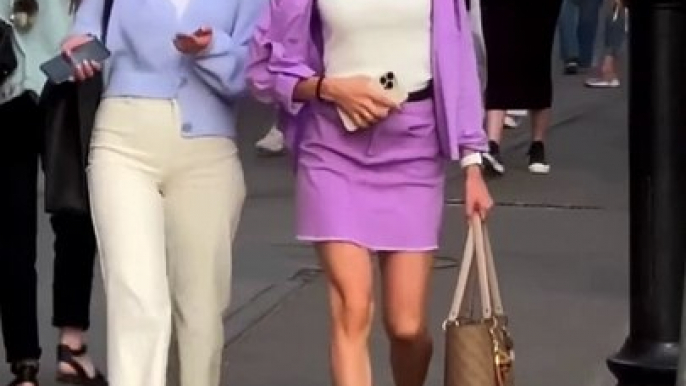 Beautiful stylish people on the streets of Moscow #reels #street #viralreels (2)
