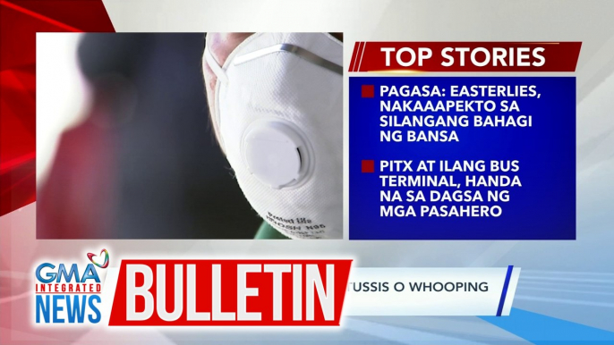 8 kumpirmadong kaso ng Pertussis o Whooping Cough, naitala sa Taguig | GMA Integrated News Bulletin