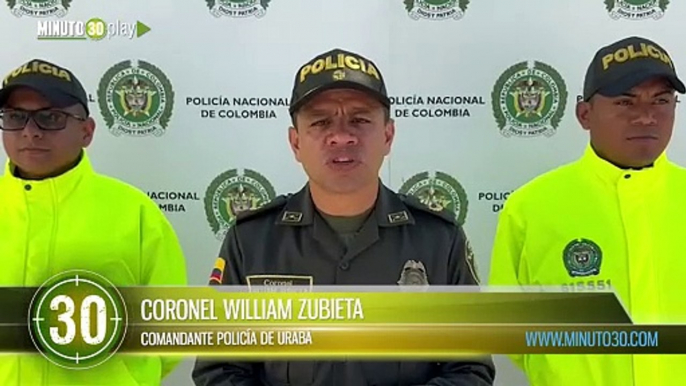 Traía toda la mercancía capturaron a un joven por llevar miles de dosis de droga y más de 5 millones en Urabá