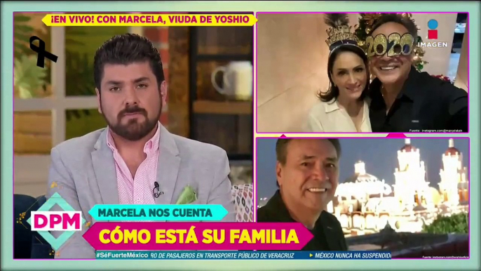 Marcela, viuda de Yoshio, habla tras el fallecimiento de su esposo