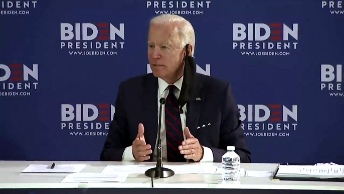 Joe Biden dice que la muerte de George Floyd tuvo un "impacto mundial