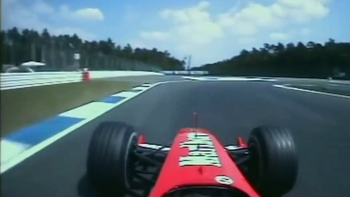 F1 – Michael Schumacher (Ferrari V10) Onboard – Germany 2003