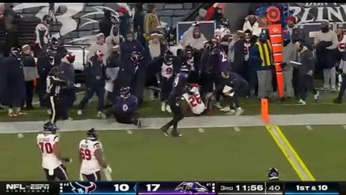 Houston Texans vs. Baltimore Ravens HIGHLIGHTs 3RD-QTR _ AFC Divisional Playoffs - January 20_ 2024