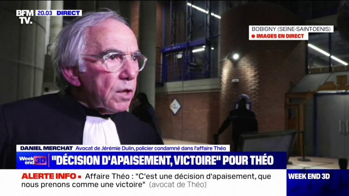 Affaire Théo: "Nous ne savons pas si nous allons accepter cette décision ou la contester", indique l'avocat de l'un des policiers mis en cause, condamné à trois mois de prison avec sursis