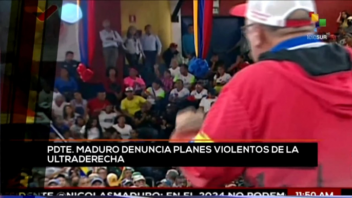 teleSUR Noticias 11:30 20-01: Pdte. Maduro denuncia planes violentos de la ultraderecha