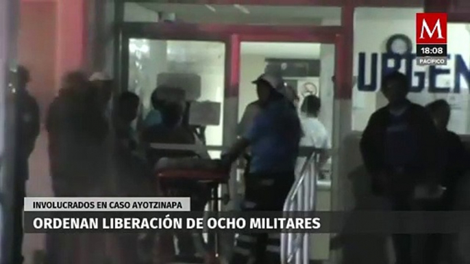 Liberan a 8 militares vinculados con desaparición de normalistas de Ayotzinapa