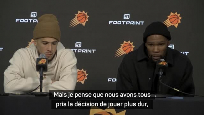Suns - Durant : "Nous avons tous pris la décision de jouer plus dur"