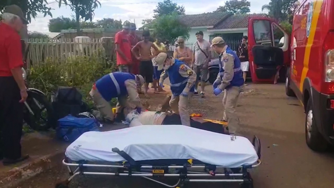 Motociclista fica ferido após colisão de trânsito no Interlagos