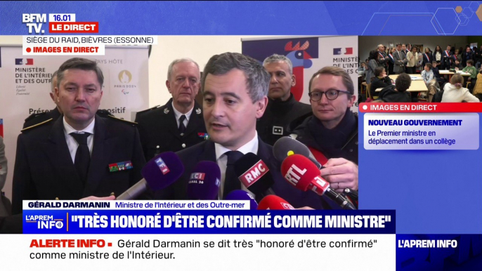 Gérald Darmanin: "Je suis très heureux de travailler avec Gabriel Attal"