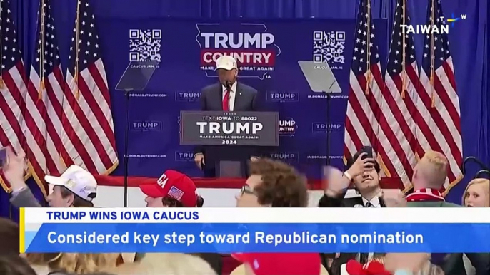 Donald Trump Wins Iowa Republican Caucus