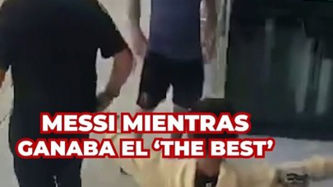 Leo Messi en el Inter de Miami mientras ganaba el 'The Best'