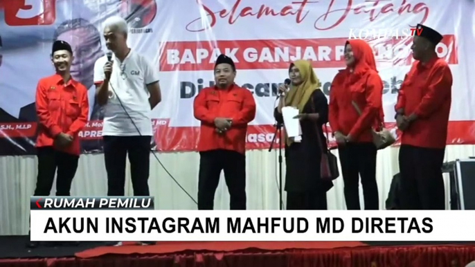 Ganjar Buka Suara soal Peretasan Akun Instagram Mahfud MD