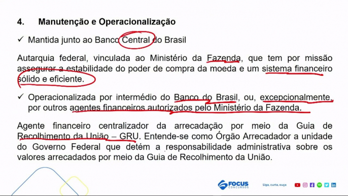 Aula 39 Conta Única do Tesouro Nacional - Administração Orçamentária e Financeira